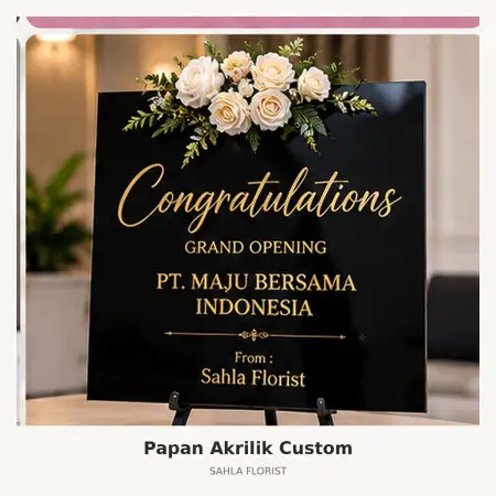 Papan Bunga Akrilik Pik Avenue
